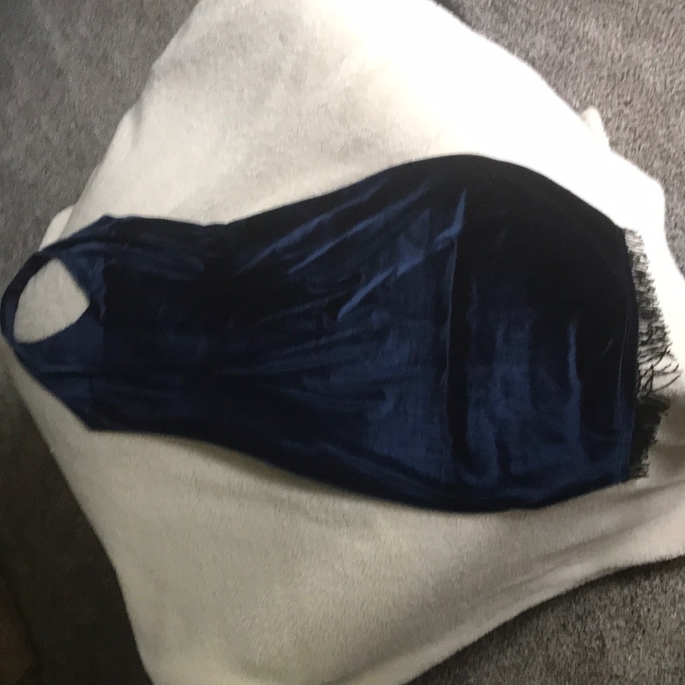 Mica Plus Crushed Velvet Beaded Halter Dress Sm